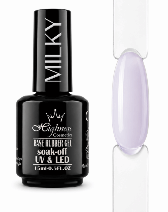 Base rubber gel milky