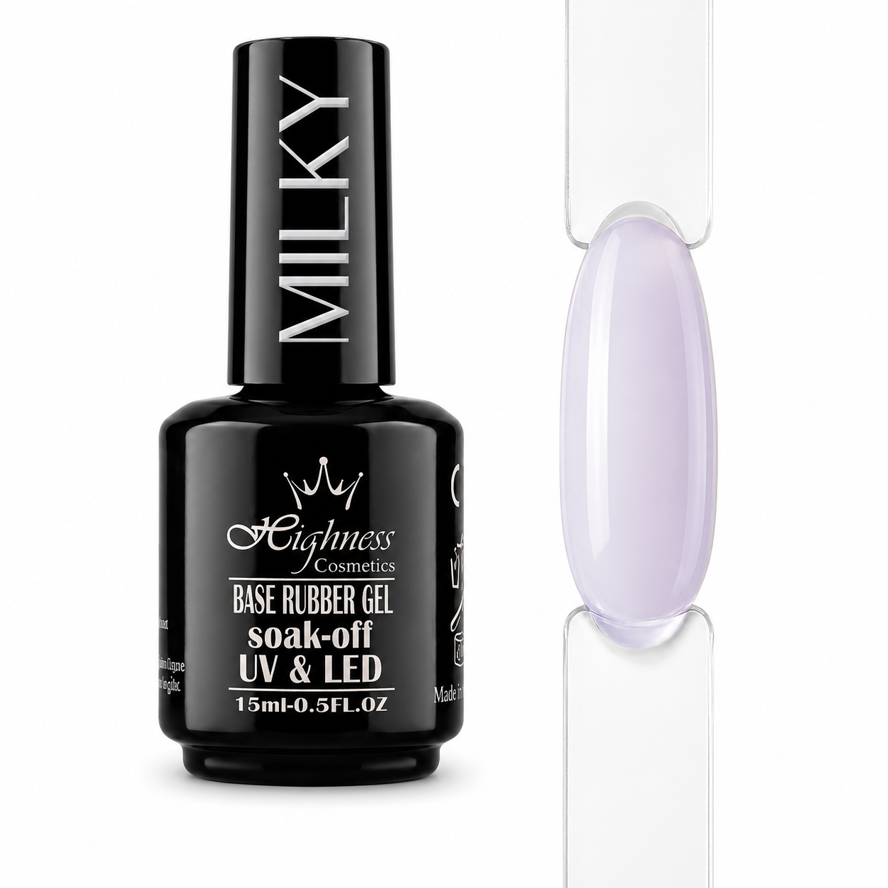 Base rubber gel milky